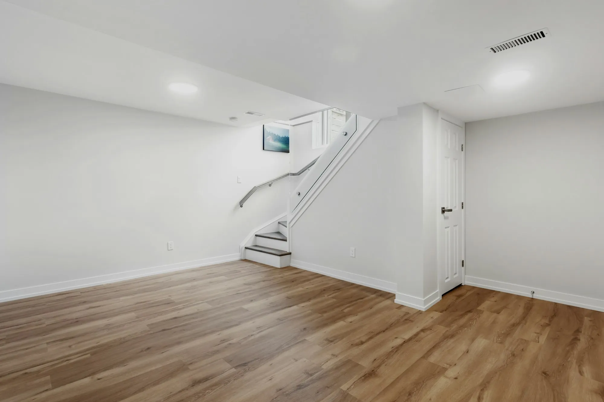 Basement space after a remodel