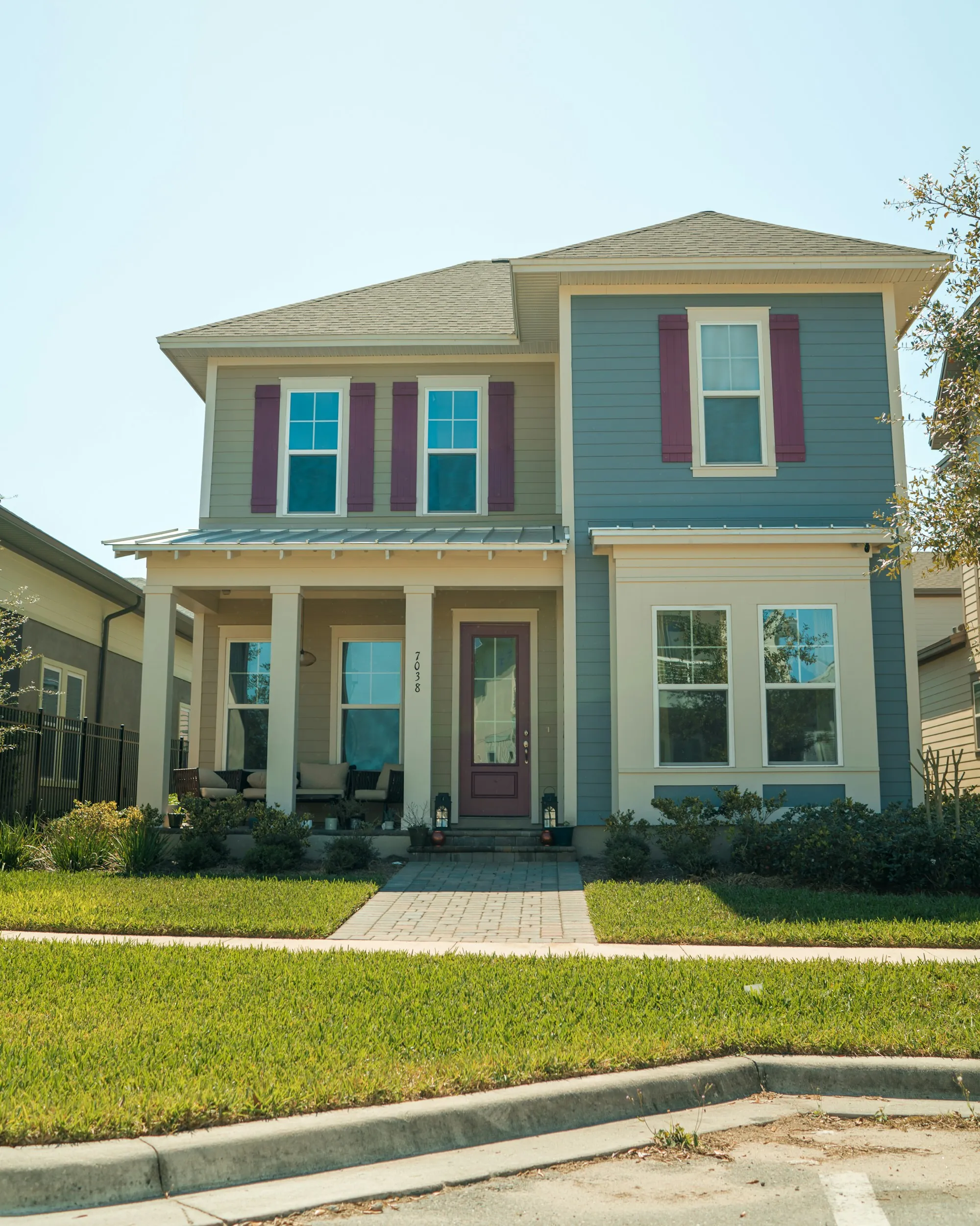 Outside view of a house