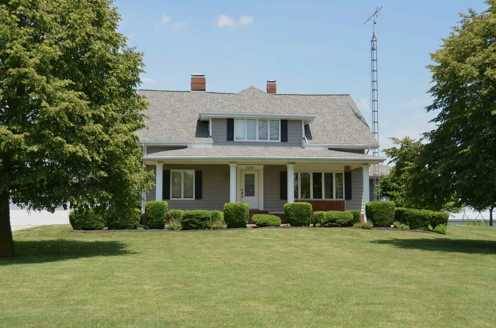 Exterior of a single-family home