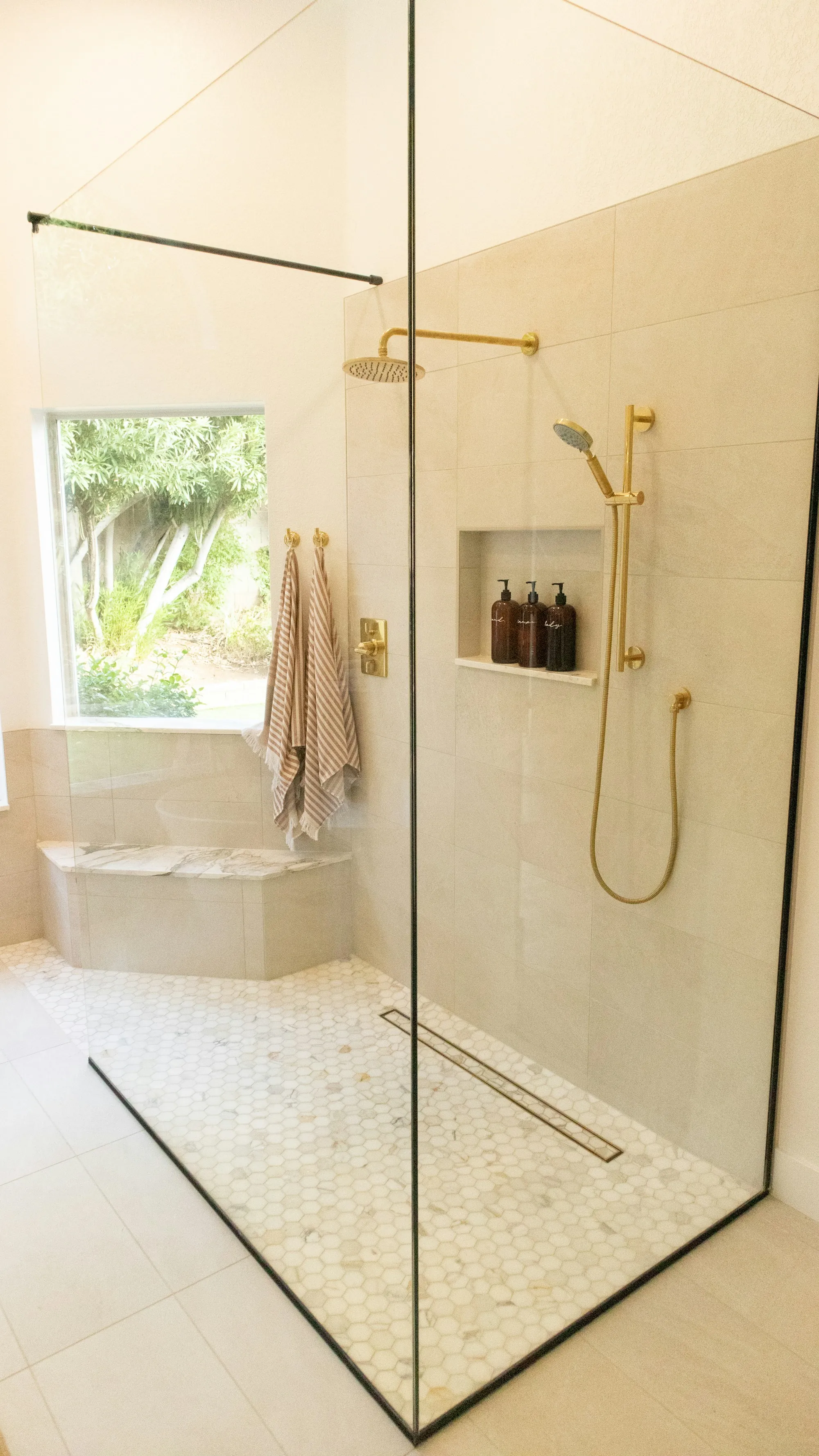 Remodeled bathroom interior